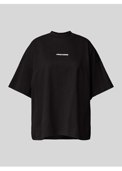 T-shirt o kroju oversized z nadrukiem z logo model ‘ARENDAL’ ze sklepu Peek&Cloppenburg  w kategorii Bluzki damskie - zdjęcie 172064907