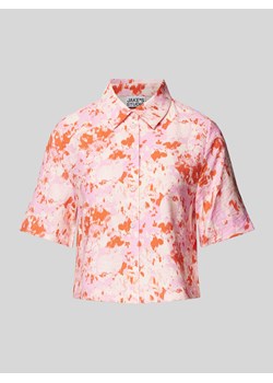 Bluzka krótka ze wzorem na całej powierzchni ze sklepu Peek&Cloppenburg  w kategorii Koszule damskie - zdjęcie 172064947