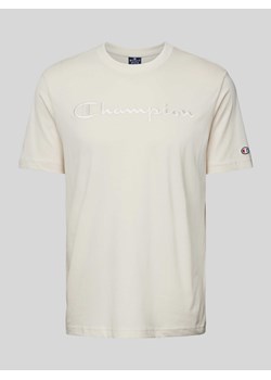 T-shirt z wyhaftowanym logo ze sklepu Peek&Cloppenburg  w kategorii T-shirty męskie - zdjęcie 172065076