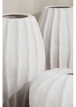 H & M - Wysoki wazon z masy papierowej - Biały ze sklepu H&M w kategorii Wazony - zdjęcie 172068665