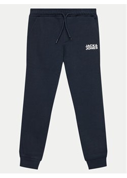 Jack&Jones Junior Spodnie dresowe Gordon 12257312 Granatowy Slim Fit ze sklepu MODIVO w kategorii Spodnie chłopięce - zdjęcie 172069155