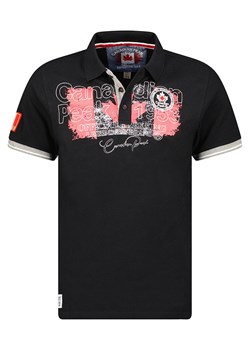 Canadian Peak Koszulka polo &quot;Kutteak&quot; w kolorze czarnym ze sklepu Limango Polska w kategorii T-shirty męskie - zdjęcie 172069179