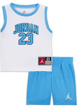 Dwuczęściowy zestaw z koszulką dla niemowląt Jordan 23 Jersey (12–24 M) - Niebieski ze sklepu Nike poland w kategorii Odzież dla niemowląt - zdjęcie 172069676