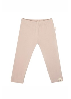 Bawełniane legginsy w kolorze beżowym ze sklepu 5.10.15 w kategorii Legginsy niemowlęce - zdjęcie 172069827