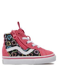 Vans Sneakersy Sk8-Hi Reissue Side Zip VN0007Q3BIY1 Różowy ze sklepu MODIVO w kategorii Trampki dziecięce - zdjęcie 172071539