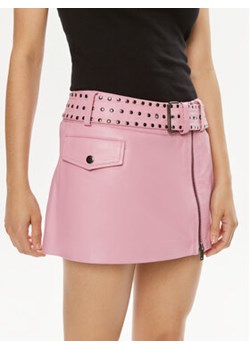 One Teaspoon Spódnica skórzana Rizzo 26306 Różowy Slim Fit ze sklepu MODIVO w kategorii Spódnice - zdjęcie 172071625