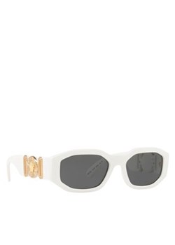 Versace Okulary przeciwsłoneczne 0VE4361 401/87 Biały ze sklepu MODIVO w kategorii Okulary przeciwsłoneczne damskie - zdjęcie 172071639