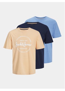 Jack&Jones Komplet 3 t-shirtów Jjforest 12256943 Kolorowy Standard Fit ze sklepu MODIVO w kategorii T-shirty męskie - zdjęcie 172071696