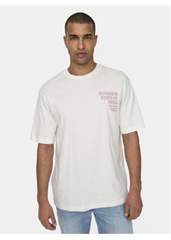 Only & Sons T-Shirt Kenny 22028736 Biały Relaxed Fit ze sklepu MODIVO w kategorii T-shirty męskie - zdjęcie 172071829