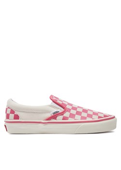 Tenisówki Vans Classic Slip-On VN000BVZBJ11 Pink/True White ze sklepu eobuwie.pl w kategorii Trampki damskie - zdjęcie 172073016