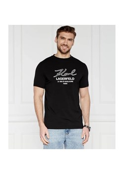 Karl Lagerfeld T-shirt CREWNECK | Regular Fit ze sklepu Gomez Fashion Store w kategorii T-shirty męskie - zdjęcie 172073359