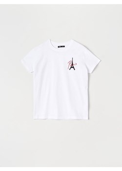Sinsay - Koszulka z haftem - biały ze sklepu Sinsay w kategorii Bluzki damskie - zdjęcie 172079695