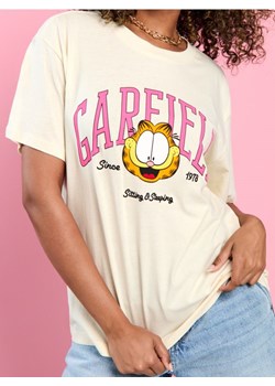 Sinsay - Koszulka Garfield - kremowy ze sklepu Sinsay w kategorii Bluzki dziewczęce - zdjęcie 172079699