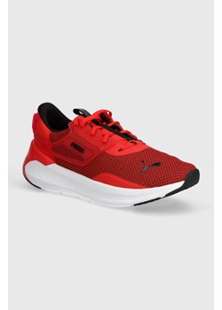 Puma buty do biegania Softride Symmetry kolor czerwony 379582 ze sklepu ANSWEAR.com w kategorii Buty sportowe męskie - zdjęcie 172080086