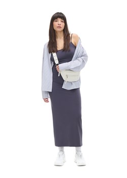 Cropp - Granatowa sukienka maxi - szary ze sklepu Cropp w kategorii Sukienki - zdjęcie 172080618