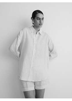 Reserved - Koszula z lnu - złamana biel ze sklepu Reserved w kategorii Koszule damskie - zdjęcie 172081939