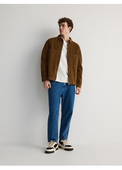 Reserved - Sztruksowa koszula comfort fit - brązowy ze sklepu Reserved w kategorii Koszule męskie - zdjęcie 172082296