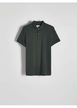 Reserved - Koszulka polo slim - zielony ze sklepu Reserved w kategorii T-shirty męskie - zdjęcie 172082516