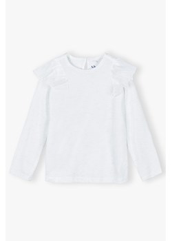 Bluzka dziewczęca z ozdobnymi falbankami przy rękawach ze sklepu 5.10.15 w kategorii Bluzki dziewczęce - zdjęcie 172084217