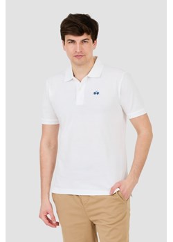 LA MARTINA Białe polo z małym logo, Wybierz rozmiar XL ze sklepu outfit.pl w kategorii T-shirty męskie - zdjęcie 172087315