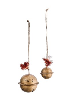 Madam Stoltz dekoracja Hanging Bells 2-pack ze sklepu ANSWEAR.com w kategorii Dekoracje bożonarodzeniowe - zdjęcie 172088348