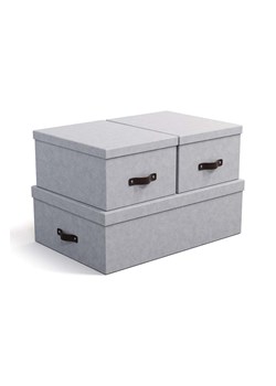 Bigso Box of Sweden zestaw pudełek do przechowywania Inge 3-pack ze sklepu ANSWEAR.com w kategorii Pudełka i pojemniki - zdjęcie 172088615