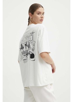 adidas Originals t-shirt bawełniany damski kolor biały IS2845 ze sklepu ANSWEAR.com w kategorii Bluzki damskie - zdjęcie 172089756