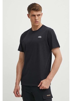 Under Armour t-shirt męski kolor czarny gładki ze sklepu ANSWEAR.com w kategorii T-shirty męskie - zdjęcie 172089839
