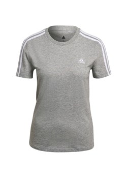 Koszulka damska Loungewear Essentials Slim 3-Stripes Tee Adidas ze sklepu SPORT-SHOP.pl w kategorii Bluzki damskie - zdjęcie 172091418