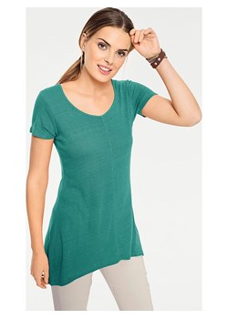 Heine Jedwabna koszulka w kolorze zielonym ze sklepu Limango Polska w kategorii Bluzki damskie - zdjęcie 172091949