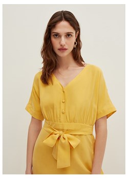 STEFANEL Sukienka w kolorze żółtym ze sklepu Limango Polska w kategorii Sukienki - zdjęcie 172092168