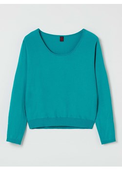 STEFANEL Sweter w kolorze turkusowym ze sklepu Limango Polska w kategorii Swetry damskie - zdjęcie 172092188