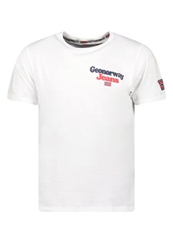 Geographical Norway Koszulka w kolorze białym ze sklepu Limango Polska w kategorii T-shirty męskie - zdjęcie 172092328