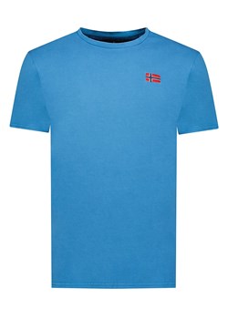 Geographical Norway Koszulka w kolorze niebieskim ze sklepu Limango Polska w kategorii T-shirty męskie - zdjęcie 172092376