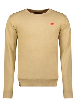 Geographical Norway Sweter w kolorze beżowym ze sklepu Limango Polska w kategorii Swetry męskie - zdjęcie 172092489