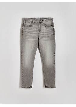 Reserved - Jeansy slim fit z przetarciami - jasnoszary ze sklepu Reserved w kategorii Jeansy męskie - zdjęcie 172094216