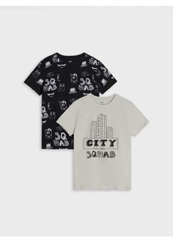 Sinsay - Koszulki 2 pack - czarny ze sklepu Sinsay w kategorii T-shirty chłopięce - zdjęcie 172094599