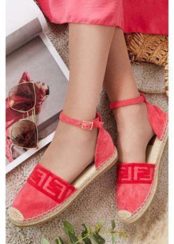 Espadryle GOLSADA RED ze sklepu Ivet Shop w kategorii Espadryle damskie - zdjęcie 172094838