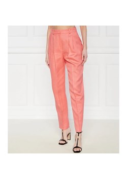 BOSS BLACK Lniane spodnie Tefike | Straight fit ze sklepu Gomez Fashion Store w kategorii Spodnie damskie - zdjęcie 172096035