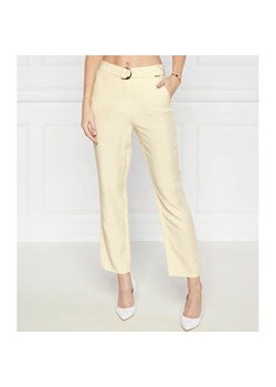 Liu Jo Spodnie cygaretki | Straight fit | z dodatkiem lnu ze sklepu Gomez Fashion Store w kategorii Spodnie damskie - zdjęcie 172096039