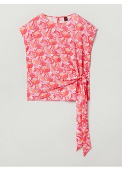STEFANEL Top w kolorze różowo-jasnoróżowym ze sklepu Limango Polska w kategorii Bluzki damskie - zdjęcie 172103915