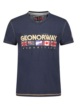 Geographical Norway Koszulka w kolorze granatowym ze sklepu Limango Polska w kategorii T-shirty męskie - zdjęcie 172104005