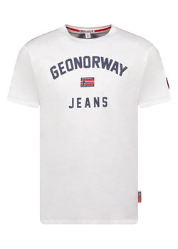Geographical Norway Koszulka w kolorze białym ze sklepu Limango Polska w kategorii T-shirty męskie - zdjęcie 172104026
