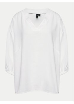 Vero Moda Curve Bluzka 10294269 Biały Regular Fit ze sklepu MODIVO w kategorii Bluzki damskie - zdjęcie 172104848