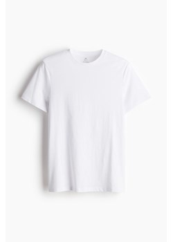 H & M - T-shirt COOLMAX Regular Fit - Biały ze sklepu H&M w kategorii T-shirty męskie - zdjęcie 172107927