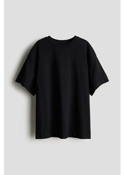 H & M - T-shirt oversize z bawełnianego dżerseju - Czarny ze sklepu H&M w kategorii T-shirty chłopięce - zdjęcie 172107939