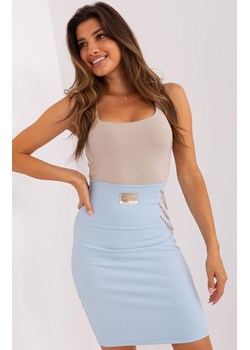 Jasnoniebieska spódnica z łańcuszkami RV-SD-9028.06, Kolor jasnoniebieski, Rozmiar S/M, Relevance ze sklepu Primodo w kategorii Spódnice - zdjęcie 172109096