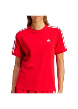 Koszulka adidas Originals 3-Stripes IR8050 - czerwona ze sklepu streetstyle24.pl w kategorii Bluzki damskie - zdjęcie 172109318