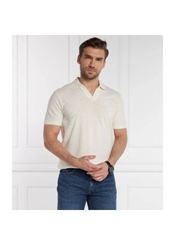 Calvin Klein Polo | Regular Fit | z dodatkiem lnu ze sklepu Gomez Fashion Store w kategorii T-shirty męskie - zdjęcie 172109609