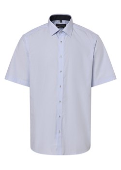 Finshley & Harding Koszula męska - Łatwe prasowanie Mężczyźni Modern Fit Bawełna jasnoniebieski w paski ze sklepu vangraaf w kategorii Koszule męskie - zdjęcie 172111339